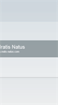 Mobile Screenshot of dis-iratis-natus.com